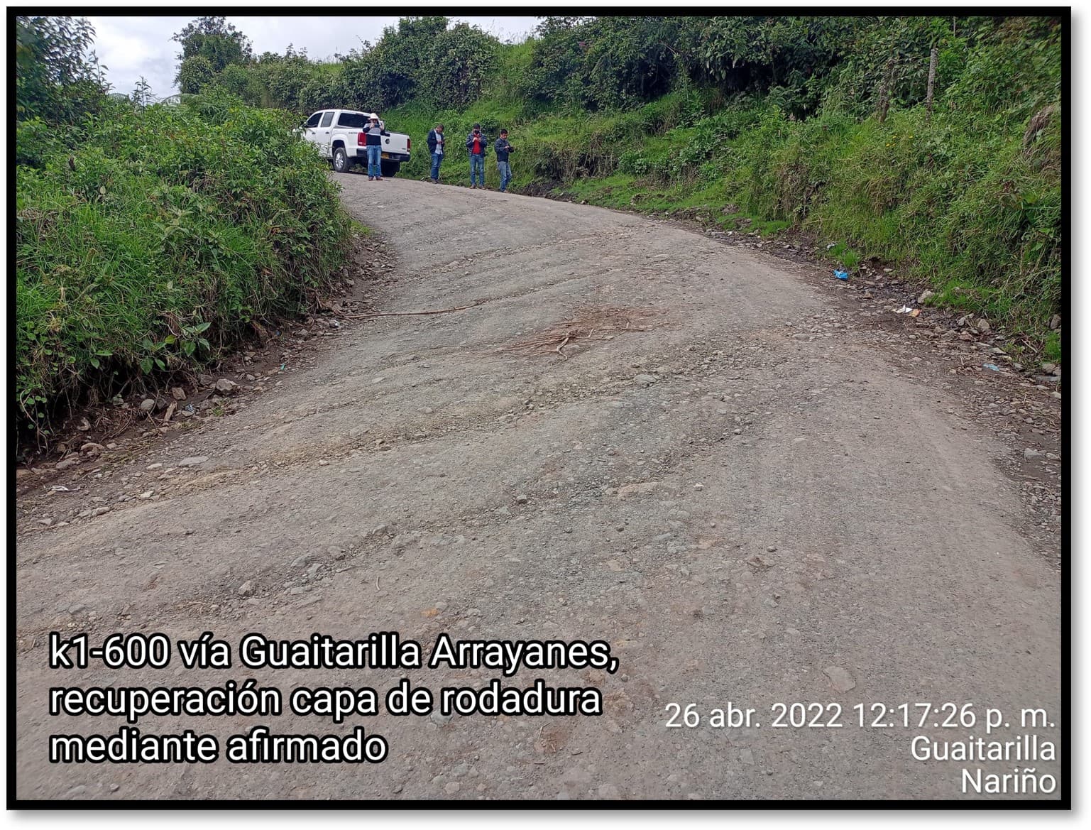 Imagen 2 del proyecto Mejoramiento Vía Imues-Guaitarilla